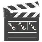 film tahtası + patlayan mantarlı şişe