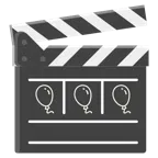 Filmklappe + Luftballon