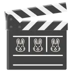 film tahtası + tavşan yüzü