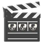 film tahtası + köpek yüzü