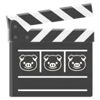film tahtası + domuz yüzü