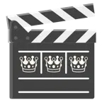 Filmklappe + Krone