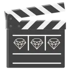Filmklappe + Edelstein