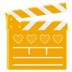 film tahtası + sarı kalp
