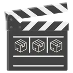 Filmklappe + Paket