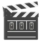 Filmklappe + Batterie