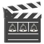 Filmklappe + Glocke