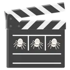 film tahtası + örümcek