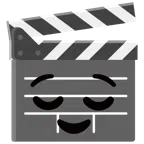film tahtası + rahatlamış yüz