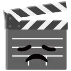 film tahtası + memnuniyetsiz yüz