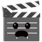 film tahtası + hoşnutsuz yüz