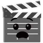 film tahtası + kederli yüz