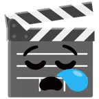 film tahtası + uykulu yüz