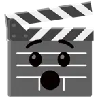 film tahtası + şaşkın yüz