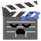 film tahtası + uyuyan yüz