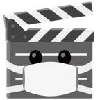 film tahtası + maskeli yüz