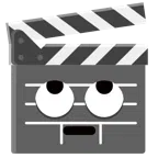 film tahtası + gözlerini deviren yüz