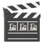 film tahtası + buharlı lokomotif