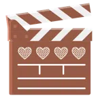 film tahtası + kahverengi kalp