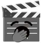 film tahtası + esneyen yüz