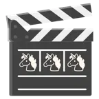 film tahtası + tek boynuzlu at