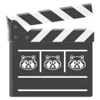 film tahtası + rakun