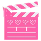 film tahtası + pembe kalp