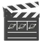 film tahtası + halkalı gezegen