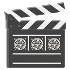 Filmklappe + Discokugel