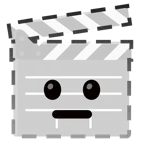 film tahtası + noktalı çizgili yüz