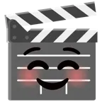 film tahtası + gülen yüz