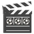 Filmklappe + Fußball