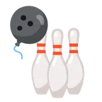 Bowling + Luftballon