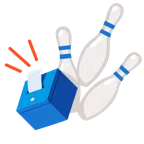 Bowling + Urne mit Wahlzettel