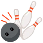Bowling + Gesicht ohne Mund