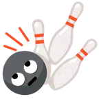 Bowling + Augen verdrehendes Gesicht