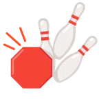 Bowling + Stoppschild