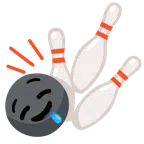 Bowling + sabberndes Gesicht