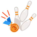 Bowling + Bronzemedaille