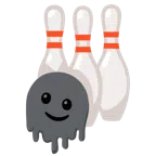 Bowling + schmelzendes Gesicht