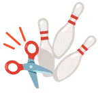 Bowling + Schere
