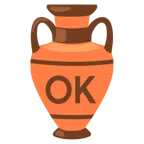 amphora + OK button