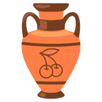 amphora + cherries