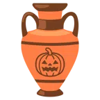 amphora + jack-o-lantern