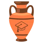 amphora + graduation cap
