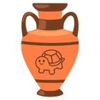 amphora + turtle