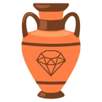 amphora + gem stone