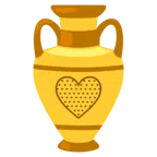 amphora + yellow heart