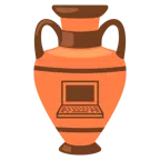 amphora + laptop