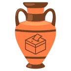 amphora + ballot box with ballot